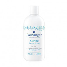 The Barnangen Caring Shower Cream shower cream gel with an oat milk, for normal and dry skin, 400 ml
