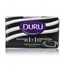 DURU 1+1 cream-soap firm Activated carbon of 80 g
