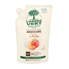 L'Arbre Vert cream-soap Softening, with natural extract of a peach, hypoallergenic, the spare wheel, 300 ml