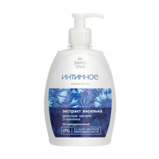 Cream-soap for intimate hygiene of Velta Cosmetic Gold of herbs, with extract of a cornflower, 330 ml