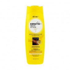 Cream-shampoo for all types of hair V_tex Keratin + Argan Oil Restoration and food, 500 ml