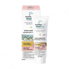 Face and skin cream-serum around eyes V_tex of Pharmacos Dead Sea 30+ day-night, moistening and elasticity, 50 ml
