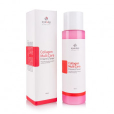 Cream toner for the person Eyenlip Collagen Multi Care Cream & Toner 2 in 1 with collagen, 200 ml