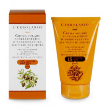 Cream for fast suntan of L'Erbolario on the basis of ml SPF 15, 125 jojoba oil