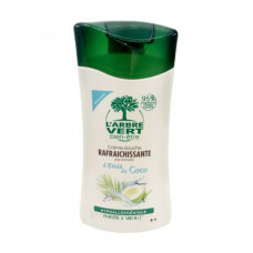 Cream for L'Arbre Vert shower refreshing, with extract of coconut water, hypoallergenic, 250 ml