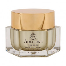 Skin cream around eyes of Adelline 24k Gold Snail Eye Cream with mutsiny snails and gold, 30 g