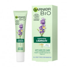 Skin cream around eyes of Garnier Bio Regenerating Lavandin Anti Wrinkle Day Care with extract of a lavender, 15 ml