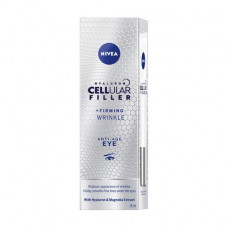 Skin cream around eyes of NIVEA Hyaluron Cellular Filler anti-aging against wrinkles, 15 ml