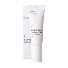 Skin cream around Sane Niacinamide eyes + Caffeine of 1.5% of Energizing Eye Cream of dark circles and hypostases with caffeine, 10 ml