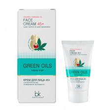 Cream for the person BelKosmex Green Oils Face Cream 45+ of Superpitaniye and preservation of youth, 40 g