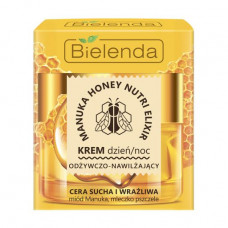 Cream for the person Bielenda Manuka Honey nutritious and moistening for dry and sensitive skin, 50 ml