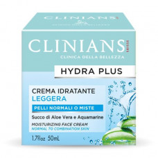 Cream for the person Clinians Hydra Plus for the normal and combined skin, with an aloe and sea water, 50 ml