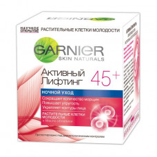 Cream for the person Garnier Skin Naturals Active Lifting against wrinkles 45+, night, 50 ml