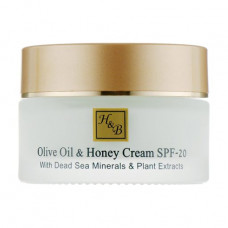 Cream for the person Health and Beauty Olive Oil & Honey Cream SPF 20 with honey and olive oil, 50 ml
