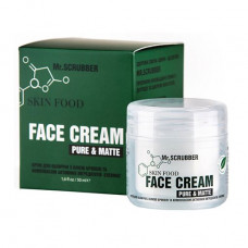 Cream for the person Mr.Scrubber Skin Food Pure and Matte Matting, 50 g