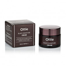 Cream for the person Ottie Black Signature Cream with mutsiny a black snail, 50 ml
