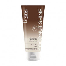 Cream for a face and body of Lirene Coconut Shine Іlluminating Face And Body Cream Coconut shine, 150 ml