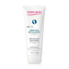 The Topicrem UR10 Anti-Calluses Foot Cream foot cream from natoptyshy and callosities, 75 ml