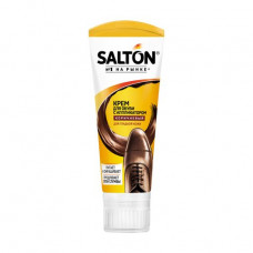 The Salton shoe cream with the applicator, for footwear from smooth skin, brown, 75 ml