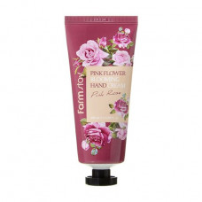 The FarmStay Pink Flower Blooming Hand Cream Pink Rose hand cream with extract of a rose, 100 ml
