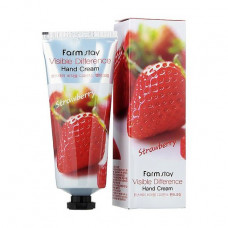 The Farm Stay Visible Difference Hand Cream Strawberry hand cream with extract of strawberry, 100 ml