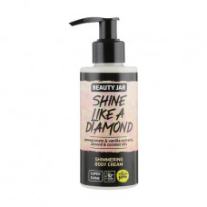 The Beauty Jar Shine Like A Diamond body cream with spangles, 150 ml
