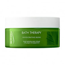 The Biotherm Bath Therapy Invigorating Blend Crema body cream with extract of ginger and a peppermint, 200 ml