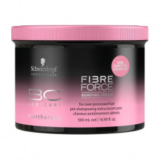 The cream for hair of Schwarzkopf Professional BC Bonacure Fibre Force Bonding Cream strengthening 500 ml