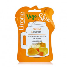 Cream Lirene Vege Skin face pack Rejuvenation and smoothing, with pumpkin and ginger, 9 ml