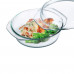 Round pan of Simax with a cover, 2.5 l (6176/6186)