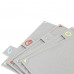 Kitchen Kamille set (4 cutting boards + plastic support, gray granite) (KM-10073)