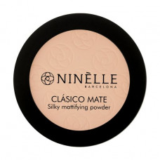 Light opaque compact powder for the person Ninelle Clasico Mate Silky Mattifying Powder 201, 8 g