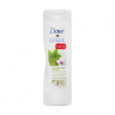 Dove Nourishing Secrets body lotion with green tea of a match and flowers of an Oriental cherry, 250 ml