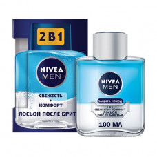 The Protection aftershave lotion Nivea and leaving, Freshness + comfort 2 in 1, 100 ml
