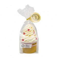 Muffin for a bathtub of Stara Mydlarnia Bath Muffin Pink Hearts Pink hearts, 200 g