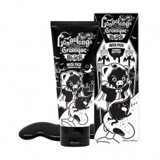 Mask film for deep cleansing of a time of Elizavecca Milky Piggy Hell Pore Longolongo Gronique Black Mask Pack with charcoal, 100 ml