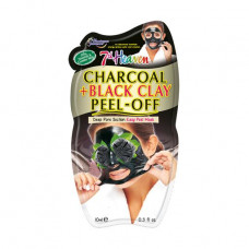 Mask film for person 7th Heaven Charcoal & Black Clay Peel Off Charcoal and black clay, 10 g