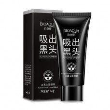 Mask film for the person Bioaqua Remove Blackhead Mask Deep Cleansing with activated carbon from black dots, 60 g