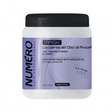 Brelil NUMERO mask for smoothing of hair with oil of avocado of 1000 ml