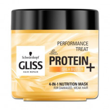 Gliss Performance Treat 4 mask in 1 Pitaniye, for the injured and weakened hair, 400 ml