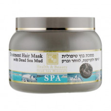 Health And Beauty Treatment Hair Mask With Dead Sea Mud mask for the dry and injured hair, with dirt of the Dead Sea, 250 ml