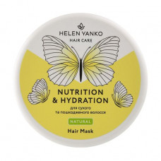 Helen Yanko Natural Nutrition & Hydration Hair Mask mask for the dry and injured hair, 300 ml