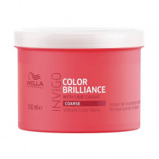 Wella Professionals Invigo Color Brilliance Coarse mask for brightness of the painted hard hair, with caviar of a lime, 500 ml