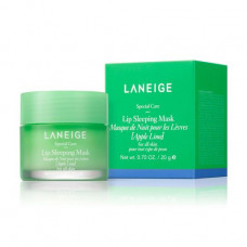 Musk for lips of Laneige Lip Sleeping Mask Apple Lime Intensively regenerating, with aroma of apple and a lime, 20 ml