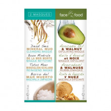 Face pack 7th Heaven Face Food Dead Sea Mineral Mud Avocado Oil & Walnut minerals of the Dead Sea, oil avocado and nut (srub mask, 6 ml + ex-volume, 6 ml), 1 piece