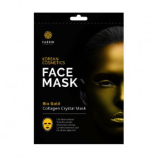 Fabrik Cosmetology Bio Gold Collagen Crystal Mask face pack hydrogel with biogold and collagen, 9 g