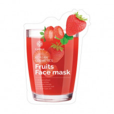 The Fabrik Cosmetology Korean Cosmetics Fruits Face Mask Face face pack Moistening with extract of strawberry, 30 g