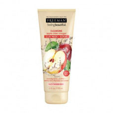 Freeman Feeling Beautiful Facial Apple Cider Vinegar 4-In-1 Foaming Clay face pack Vinegar of apple cider 4v1, 175 ml