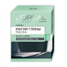 L'Oreal Paris Skin Expert face pack clay Magic, with natural clay and coal for shine of skin, 50 ml