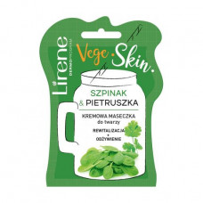 Lirene Vege Skin face pack of rejuvenation and food Spinach and parsley, 9 ml